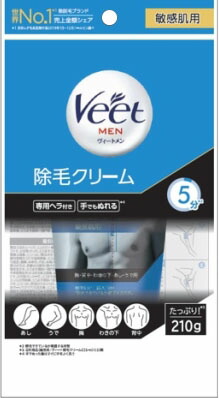 ヴィートメン 除毛クリーム 敏感肌用 210g