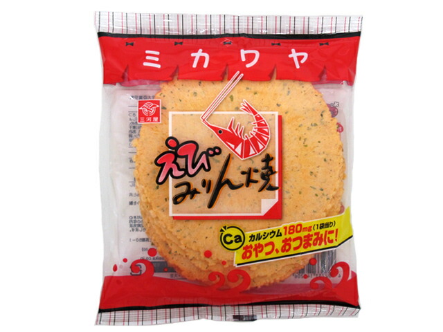 三河屋製菓 えびみりん焼 7枚