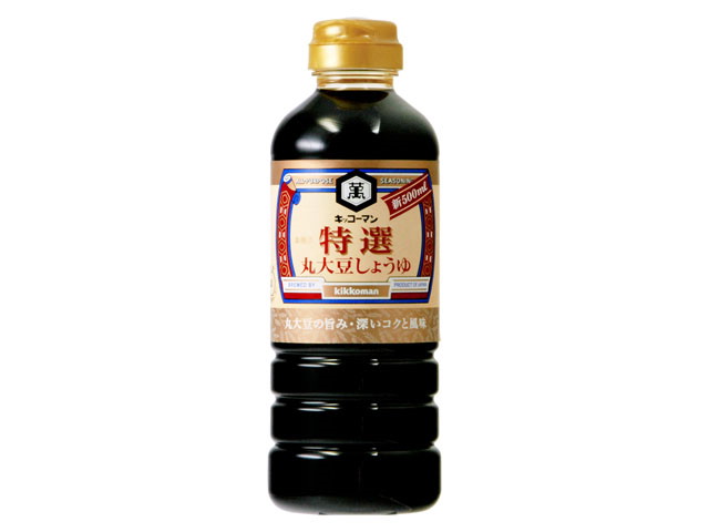 キッコーマン 特選丸大豆しょうゆ 500ml