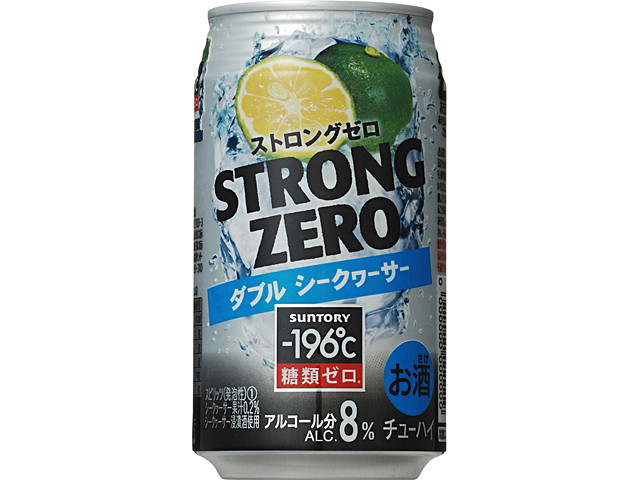 サントリー -１９６℃ストロングゼロ＜Ｗシークヮーサ＞350ml