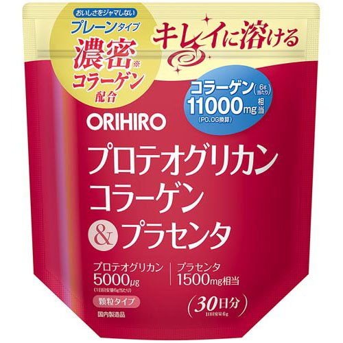オリヒロ プロテオグリカン コラーゲン＆プラセンタ(180g)