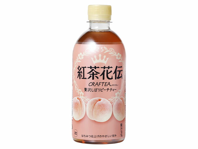 コカ・コーラ 紅茶花伝 クラフティー 贅沢しぼりピーチティー 440ml