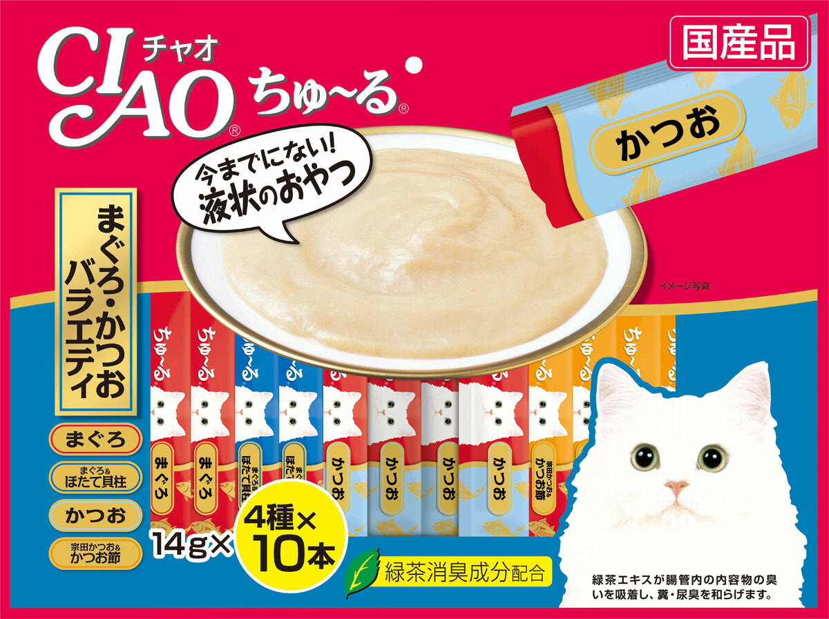 チャオ ちゅ～る まぐろ・かつおバラエティ 14g×40本