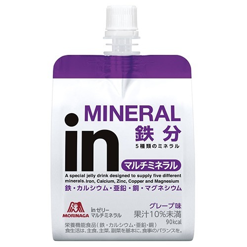 森永製菓 inゼリー マルチミネラル グレープ味(180g)