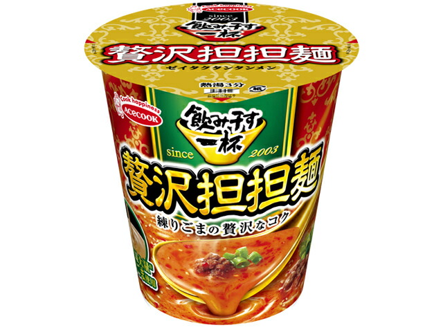 エースコック タテロング　飲み干す一杯　贅沢担担麺