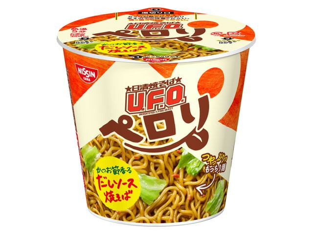 日清焼そばU.F.O. ペロリ かつお節香るだしソース(74g)