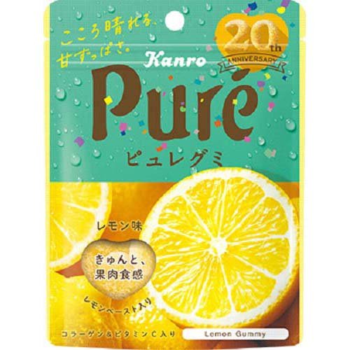 カンロ ピュレグミ レモン味(56g)