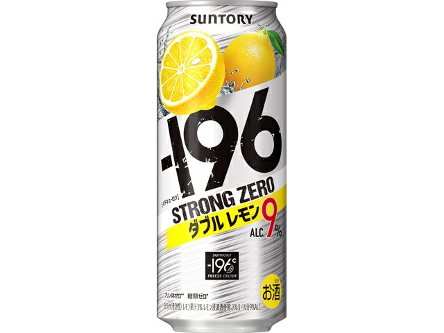 サントリー -１９６℃ストロングゼロ＜ダブルレモン＞５００ＭＬ