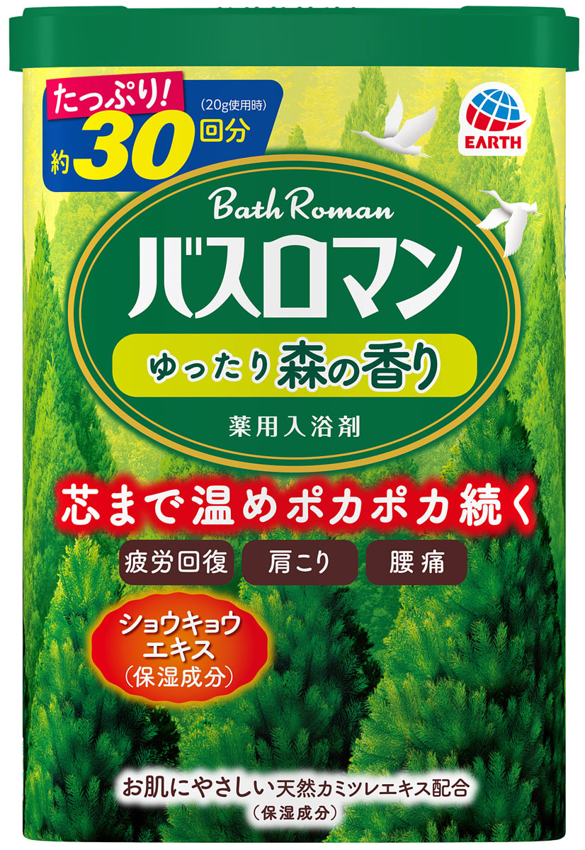 バスロマン ゆったり森の香り 600g