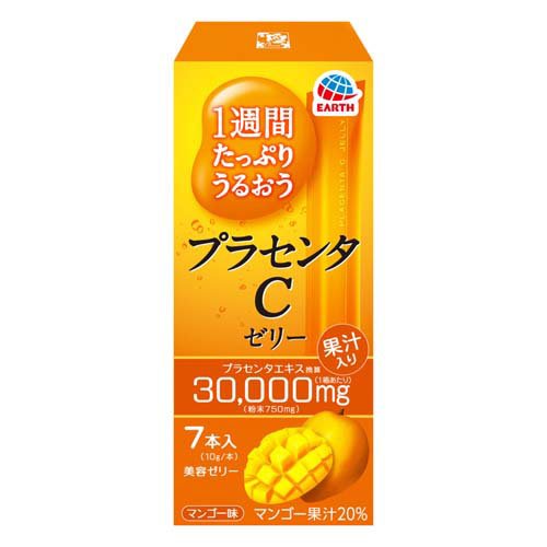 1週間たっぷりうるおうプラセンタCゼリー マンゴー味( 10g×7本入)の商品画像