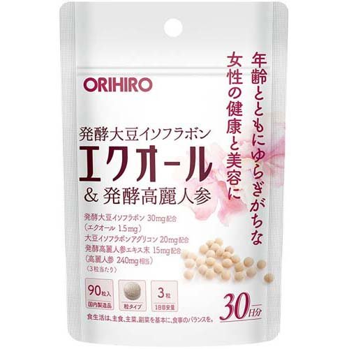 オリヒロ エクオール＆発酵高麗人参(90粒入)