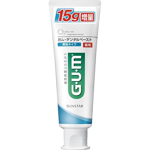 ガム(G・U・M) デンタルペースト 爽快タイプ スタンディング 増量(135g)