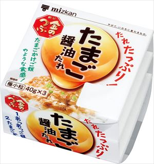 Mizkan 金のつぶ たれたっぷり!たまご醤油たれ 3P 40gX3個