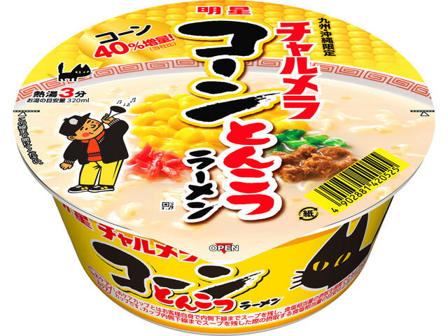 明星食品 明星　チャルメラどんぶり　コーンとんこつラーメン