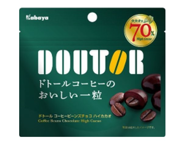 カバヤ ドトールコーヒービーンズチョコ ハイカカオ 35gの商品画像