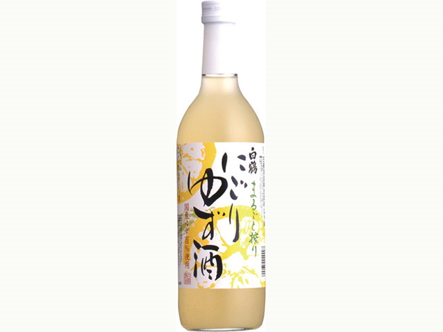 白鶴酒造 白鶴　まるごと搾り　にごりゆず酒　瓶詰
