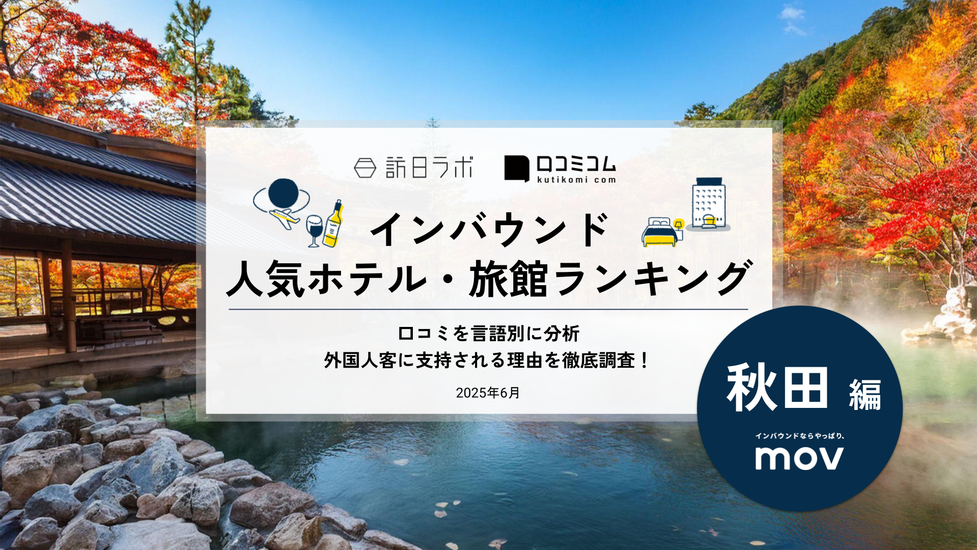 【2025年最新】 インバウンド人気ホテル・旅館ランキング［秋田編］ いま訪日客に人気のNo.1は？