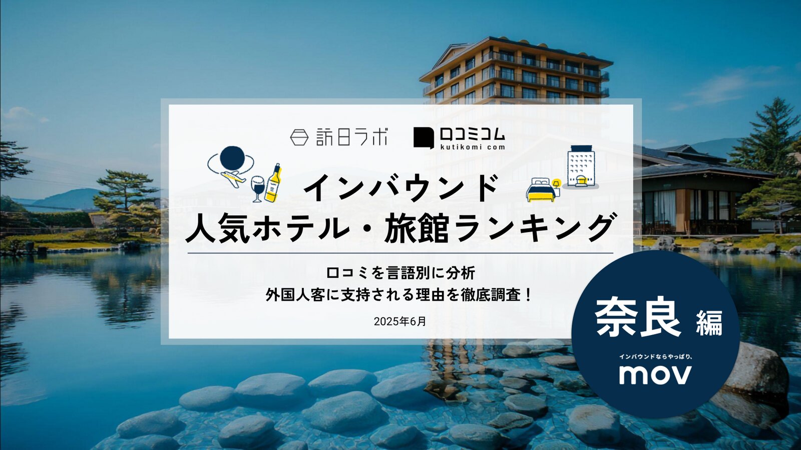 【2025年最新】 インバウンド人気ホテル・旅館ランキング［奈良編］ いま訪日客に人気のNo.1は？