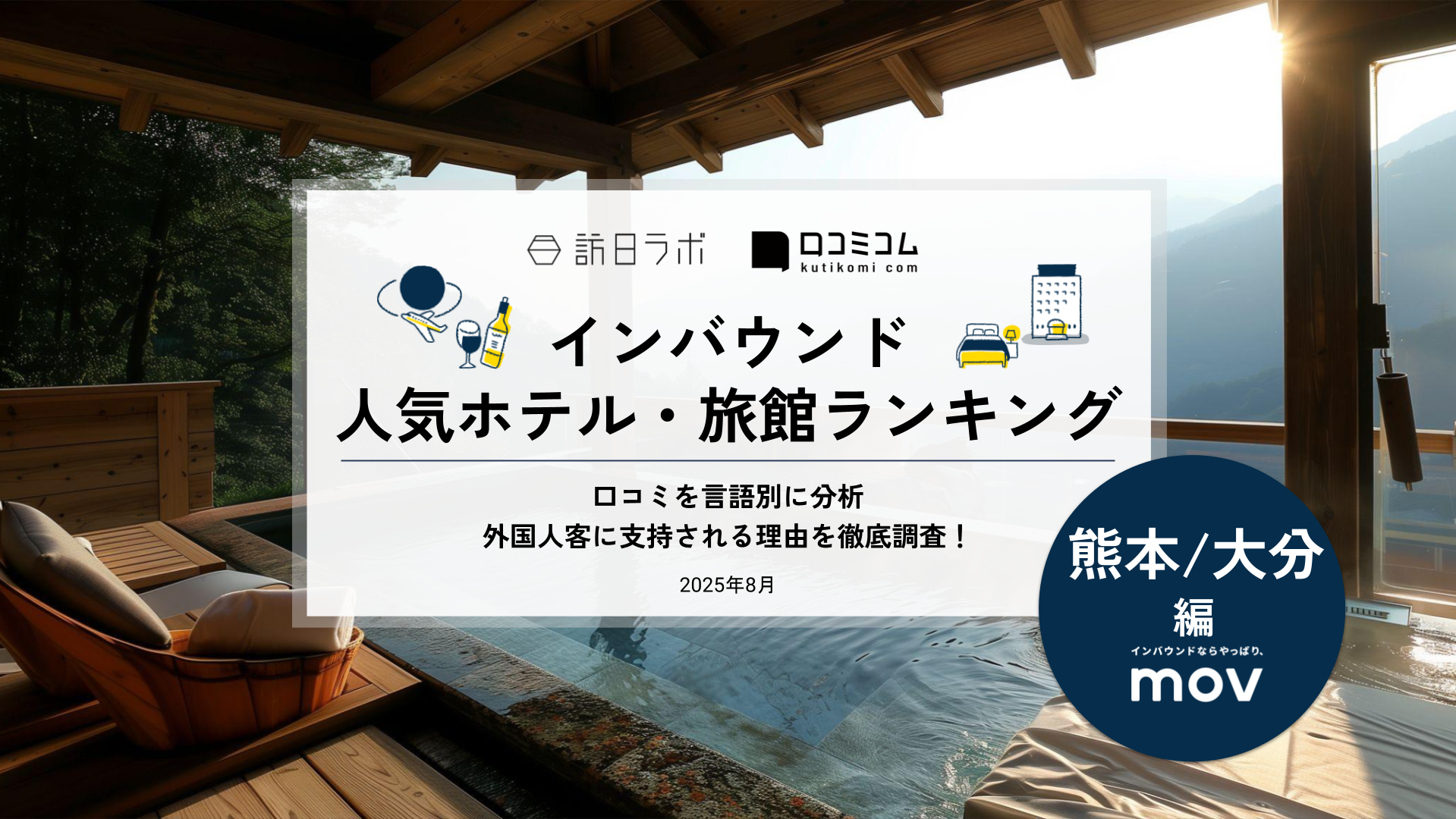 【2025年最新】 インバウンド人気ホテル・旅館ランキング［熊本/大分編］ いま訪日客に人気のNo.1は？
