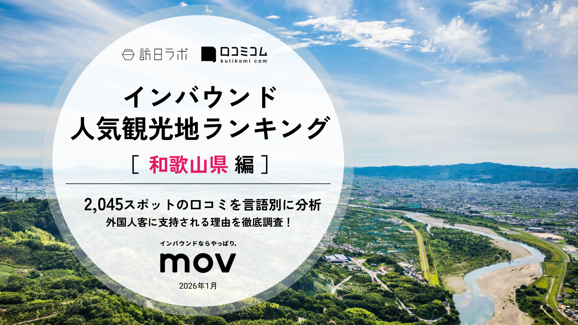 【2026年最新】インバウンド人気観光地ランキング［和歌山県編］ 2,000スポットから選ばれたNo.1は？