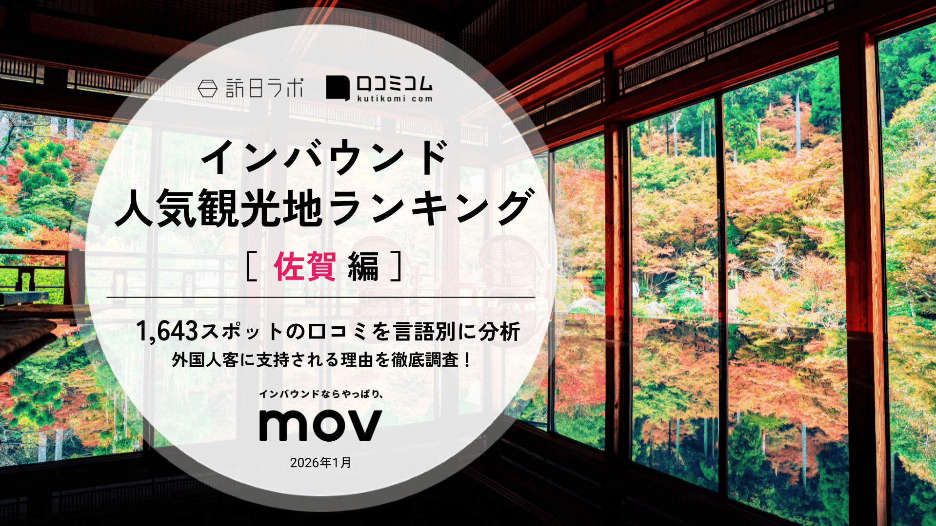 【2026年最新】 インバウンド人気観光地ランキング［佐賀県編］ 1,600スポットから選ばれたNo.1は？