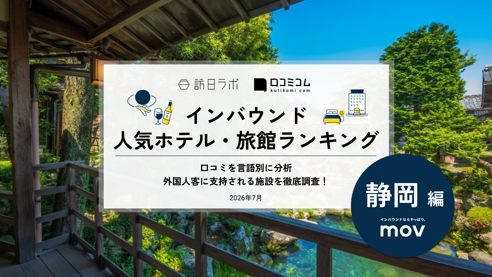 【2026年最新】インバウンド人気ホテル・旅館ランキング［静岡編］ 訪日客に人気No.1の宿は？