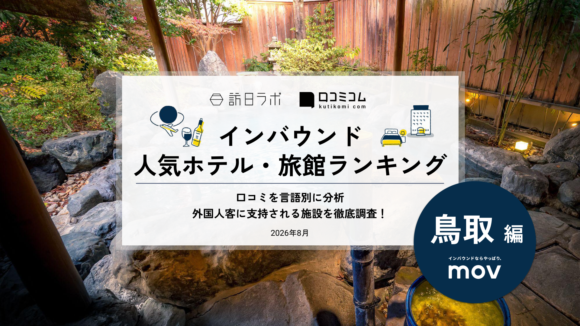 【2026年最新】インバウンド人気ホテル・旅館ランキング［鳥取編］ 訪日客に人気No.1の宿は？