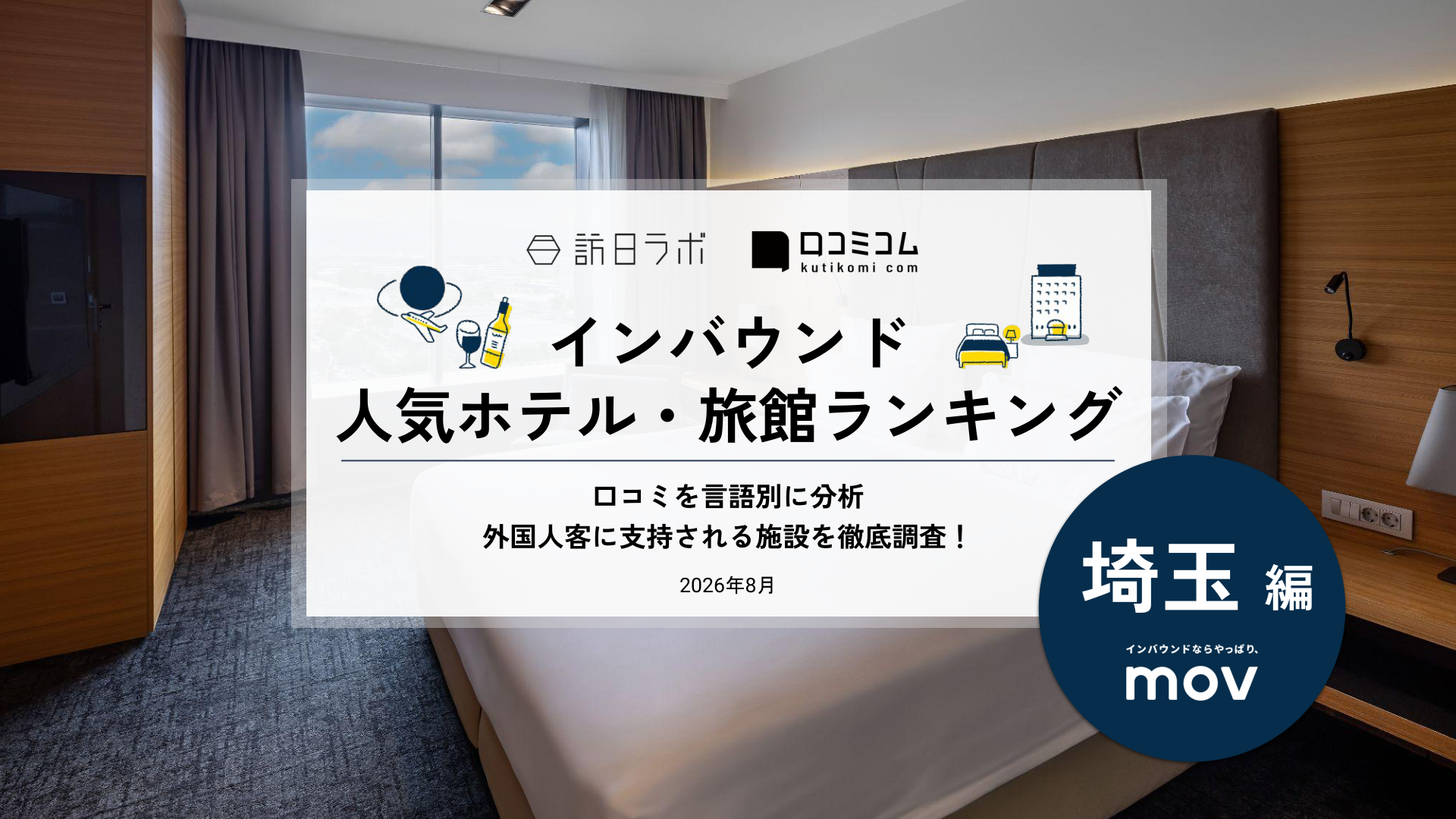 【2026年最新】インバウンド人気ホテル・旅館ランキング［埼玉編］ 訪日客に人気No.1の宿は？