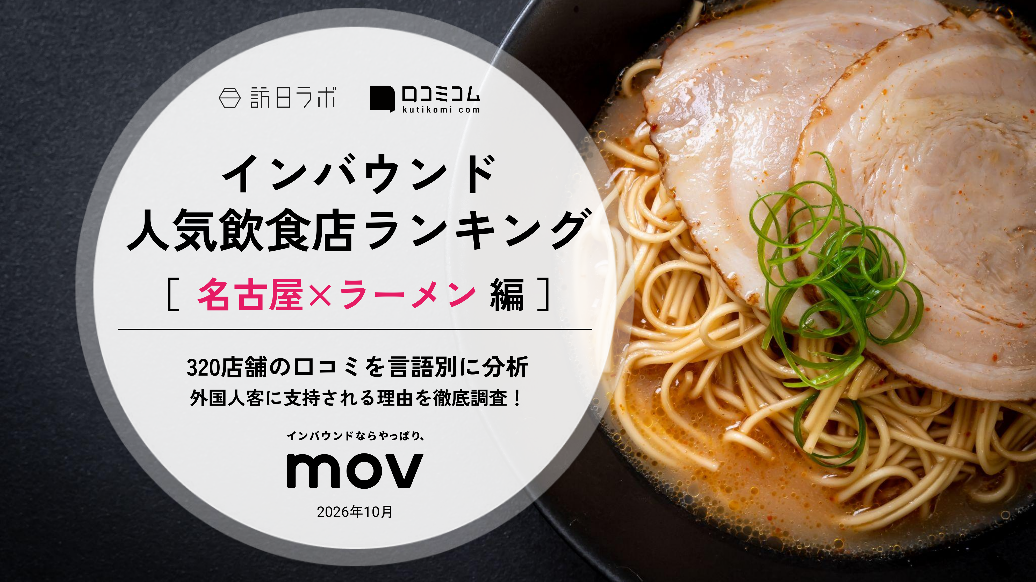 【2026年最新】インバウンド人気ラーメン店ランキング［名古屋編］ 訪日客に人気No.1の店は？