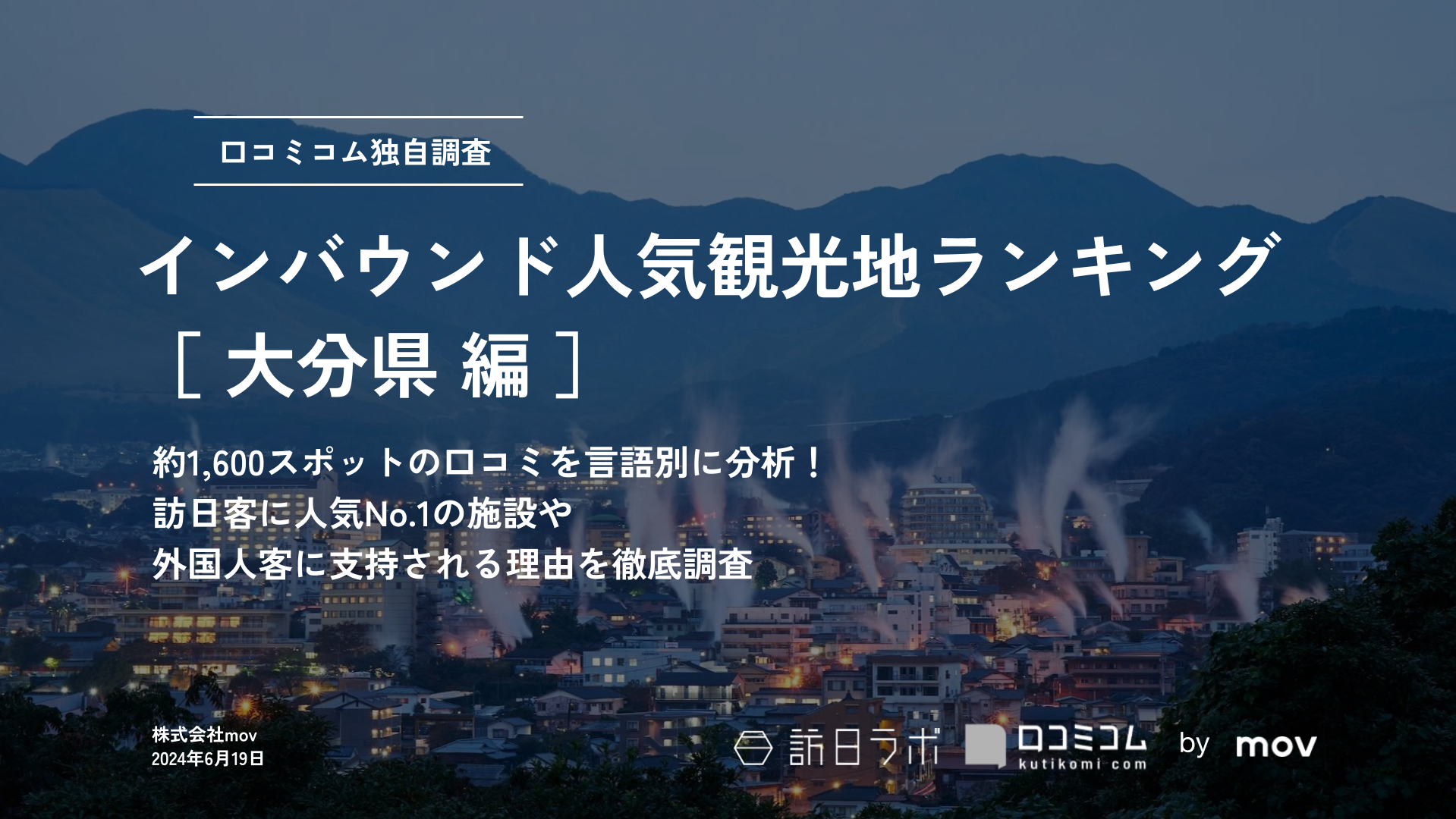 【2024年最新】 インバウンド人気観光地ランキング［大分県編］ 1、600スポットから選ばれたNo.1は？