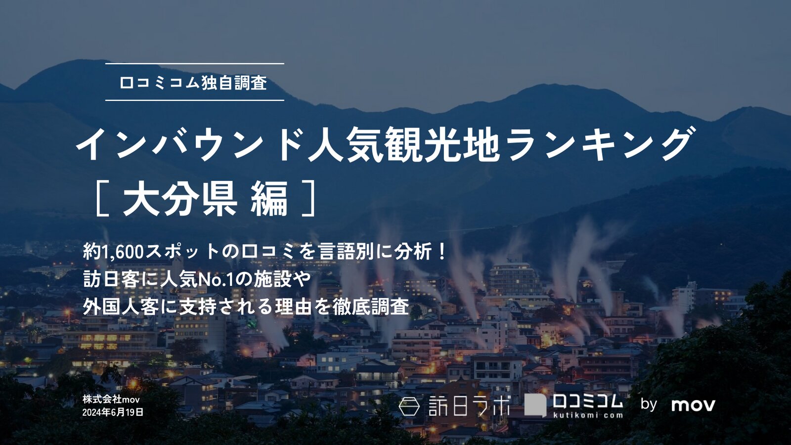 【2024年最新】 インバウンド人気観光地ランキング［大分県編］ 1,600スポットから選ばれたNo.1は？