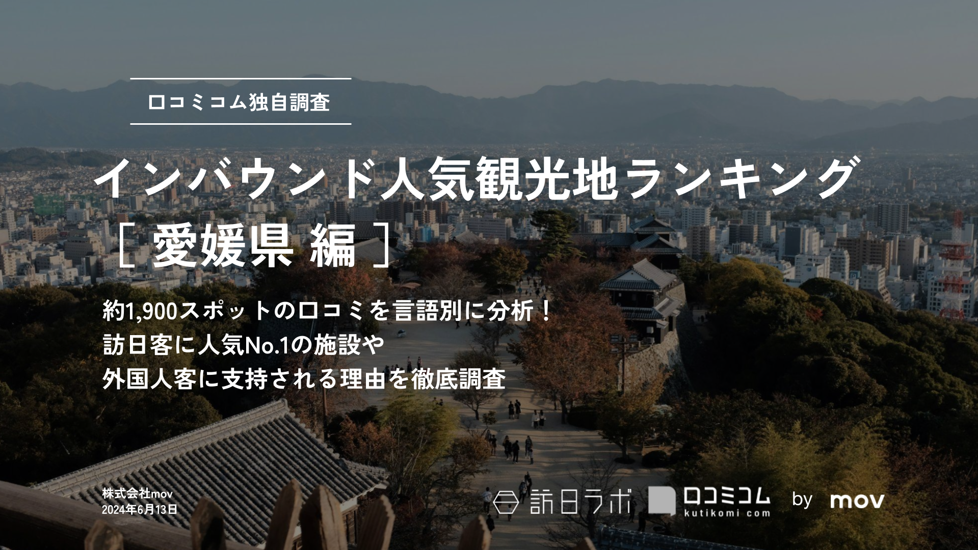 【2024年最新】 インバウンド人気観光地ランキング［愛媛県編］ 1、900スポットから選ばれたNo.1は？