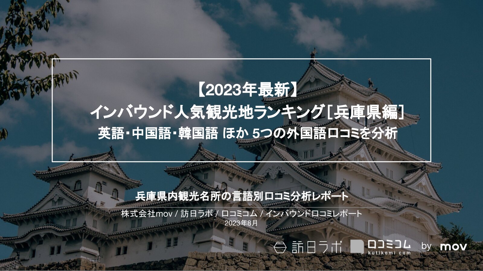 【2023年最新】インバウンド人気観光地ランキング［兵庫県編］ 英語・中国語・韓国語 ほか 5つの外国語口コミを分析
